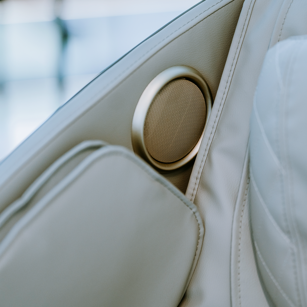 Muzyka i dźwięki w fotelu Rio